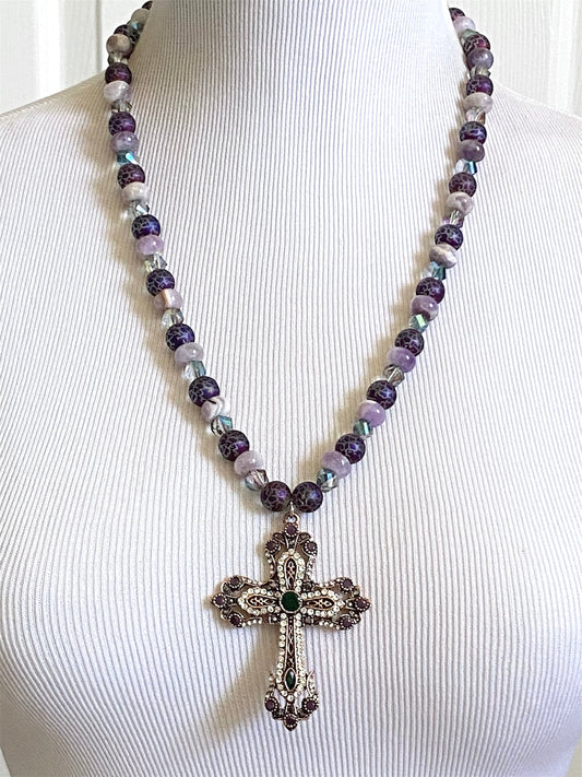 Purple Grace Necklace