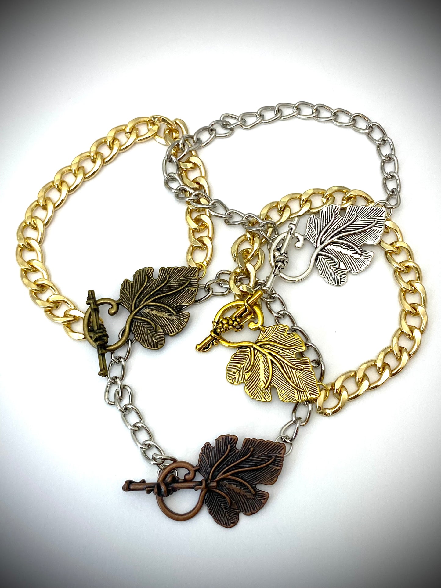 Leaf Clasp Bracelet