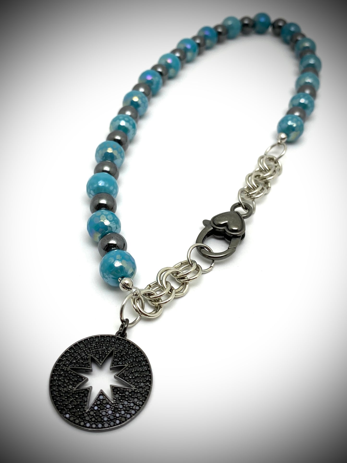 Pave Star Necklace