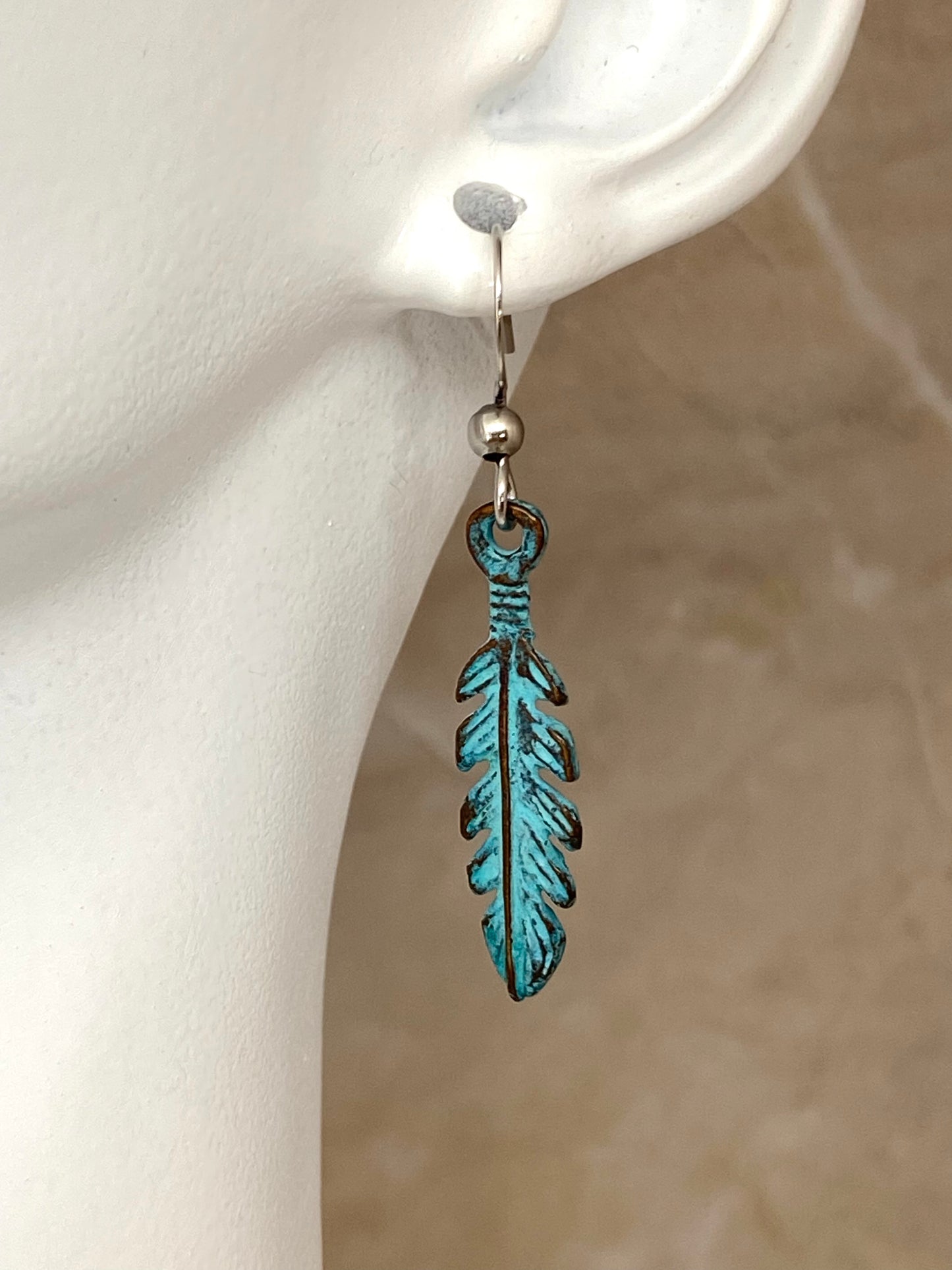 Palm Leaf Earrings