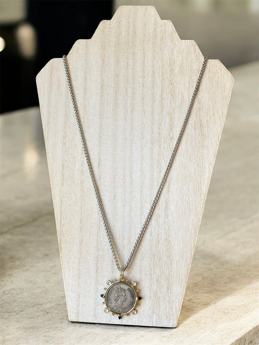 Queen Elizabeth II Coin Necklace
