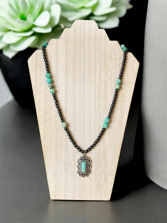 Gravity - Hematite Bead Necklace