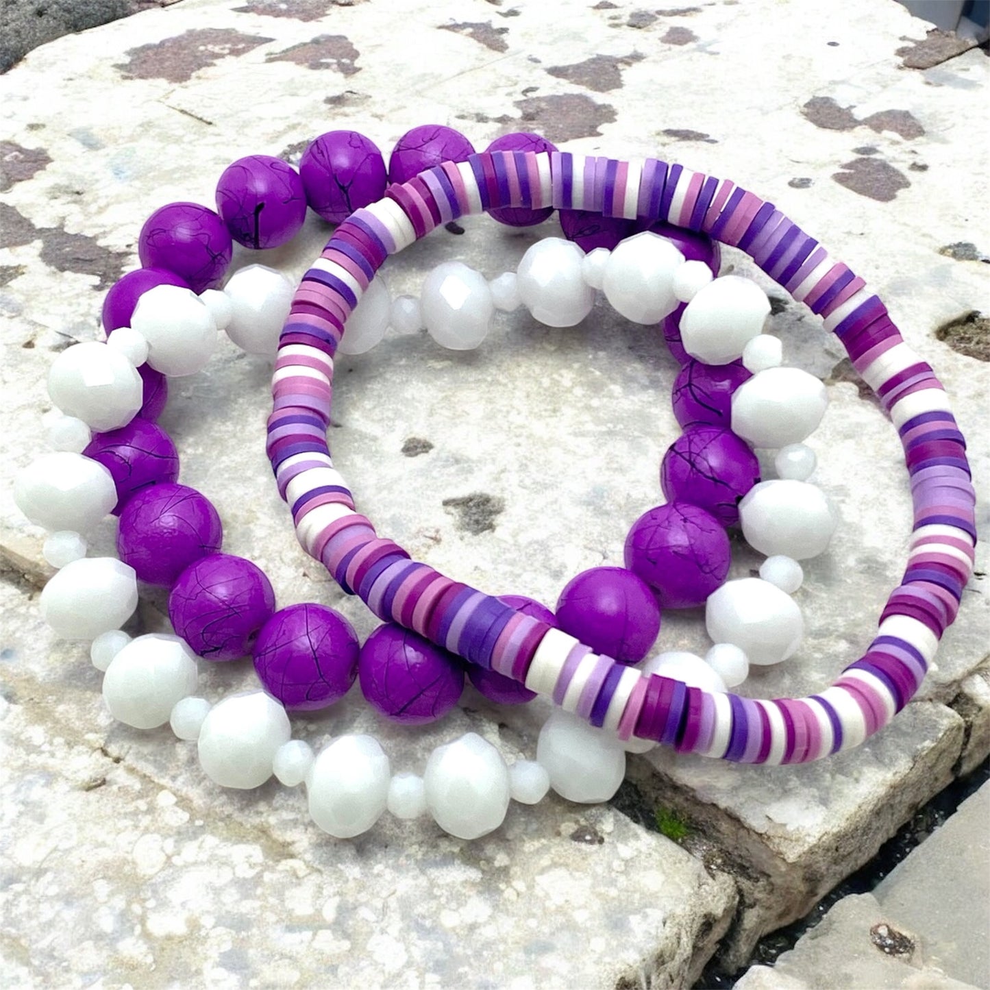 Lilac Bracelet Set