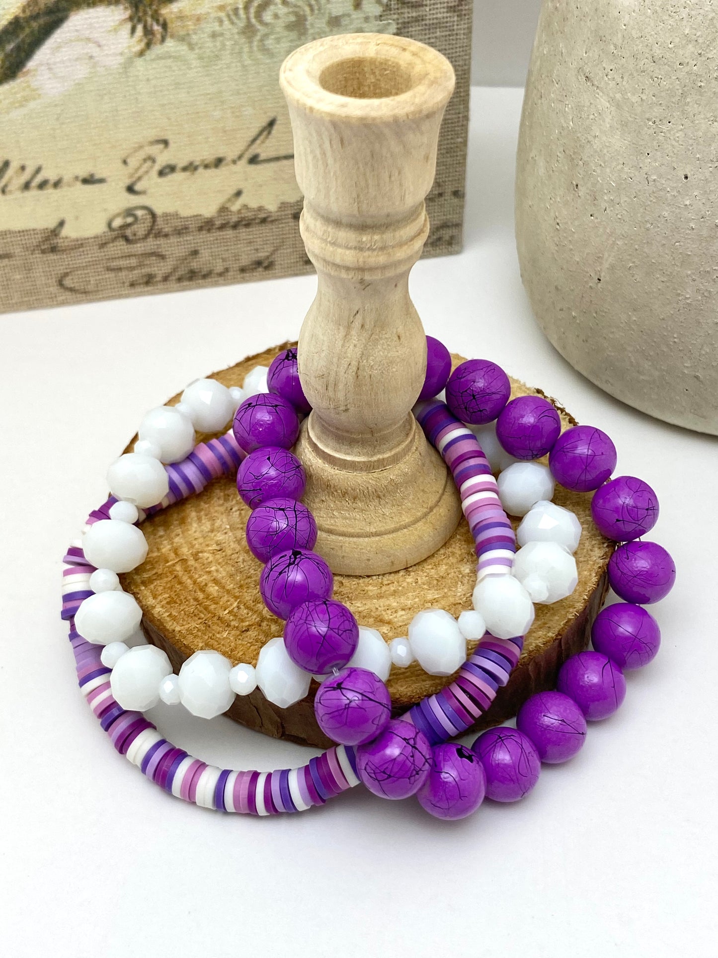 Lilac Bracelet Set