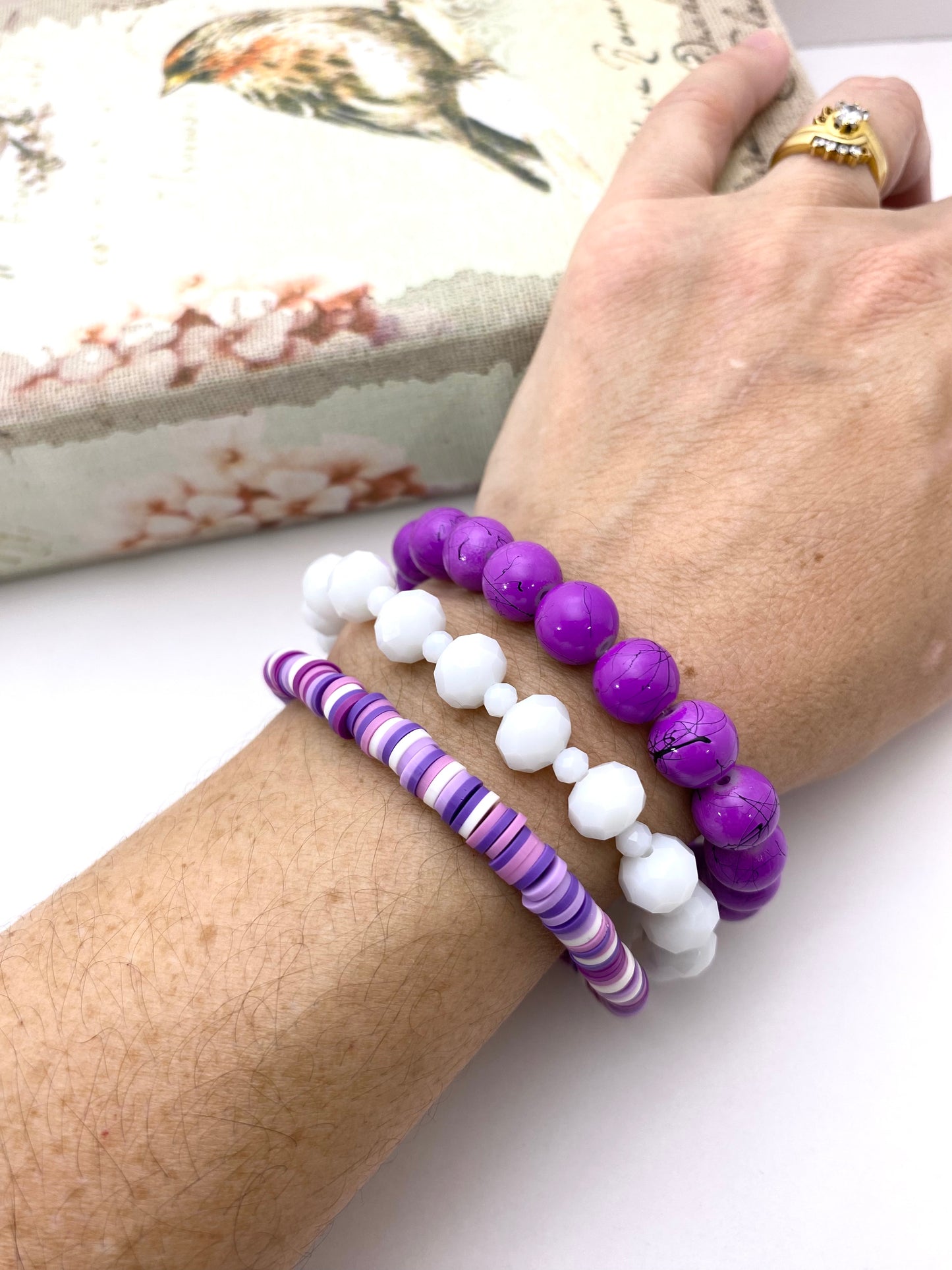 Lilac Bracelet Set