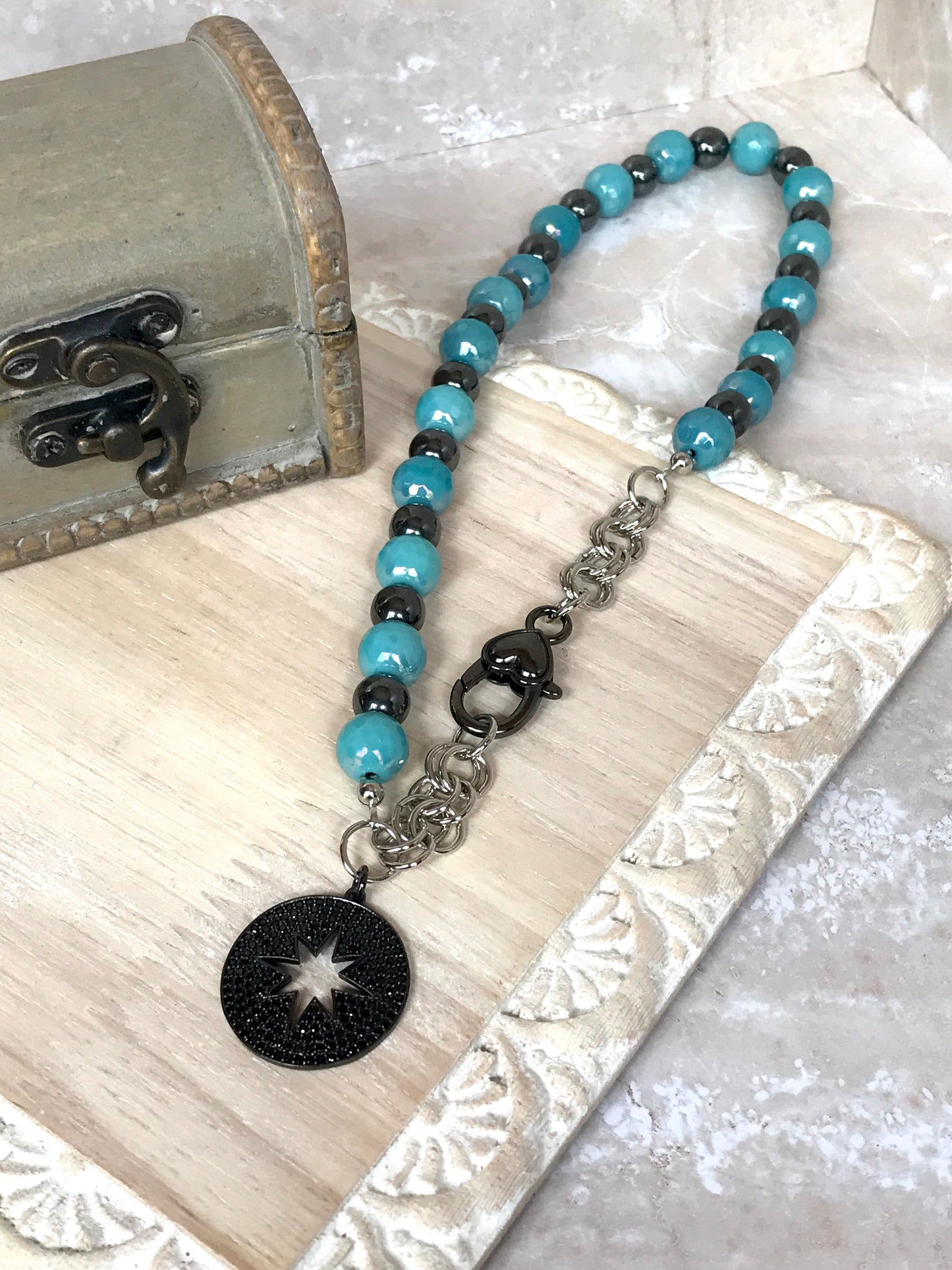 Pave Star Necklace